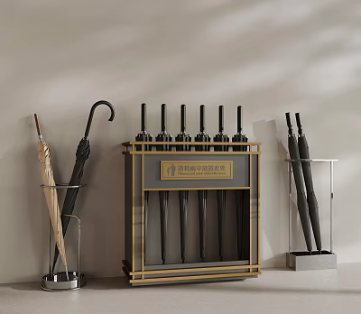 13 Other Living Articles Modern Umbrella Umbrella Rack 3d model