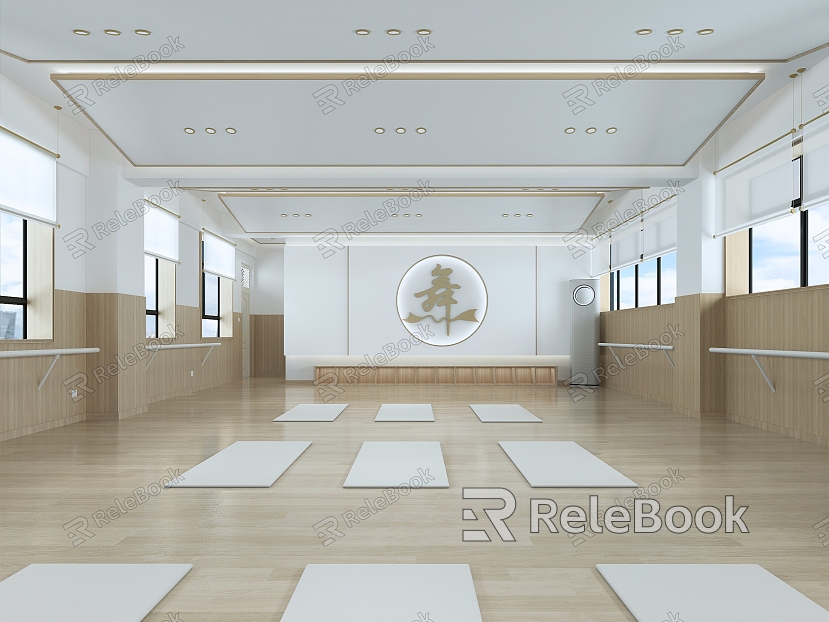 Modern Dance Room Dance Classroom model