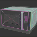 Modern Electronic Device Transparent Cube With Sleek Surface And Control Panel