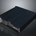 High Performance Black Computer Server Device With Rack Mountable Design And Ventilation Ports