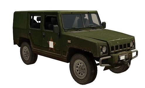 BAIC Warrior Military Vehicle Command Vehicle Off-road Vehicle BJ2022 Warrior Off-road Vehicle Hardtop Edition 3d model