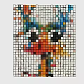 Colorful 3D Cube Art Decor On Modern Wall With Vibrant Red Blue Green Yellow Tones
