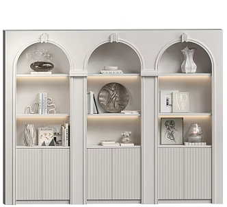 Classic Display Cabinet 3d model