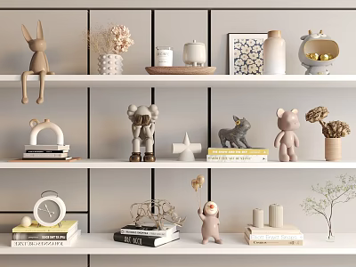 Jewelry ornaments books 3d model