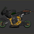 Motorcycle Two-wheeled Motorcycle Cross-country Motorcycle Road Race Motorcycle Motor Vehicle Transport 3d model