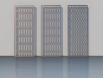 New Chinese-style Ornaments Screen Flower Screen Partition Ornaments 3d model