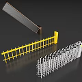 Commercial Equipment Including Retractable Gate Yellow Barrier And Automatic Boom Barrier