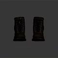 Sturdy Brown Leather High Top Boots Featuring Laces And Thick Soles