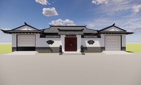 Chinese Courtyard 3d model