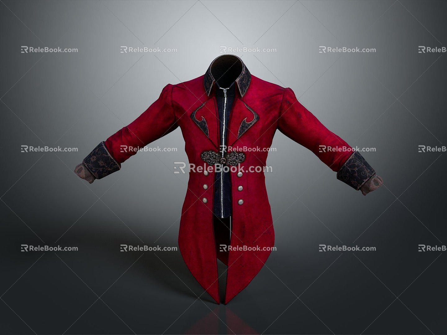 Uniform Officer Uniform Realistic 3d model