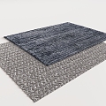 carpet square carpet geometric carpet floor mat blanket 3d model