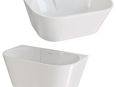 Half arc wash basin 18w 3d model