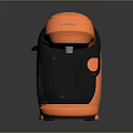 Modern Nescafé Orange And Black Coffee Machine Kitchen Appliance With Tray