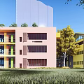 Poding Class 9 Community Kindergarten 3d model