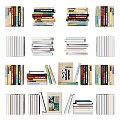 Vintage Books Magazines Covers Featuring Plaza Riviera Tuscan St Moritz Themes And Colorful Designs