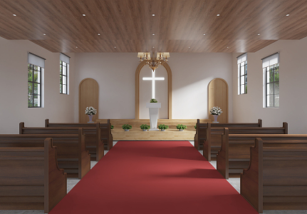 Jane's Church 3d model