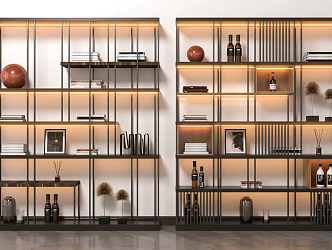 Modern Storage Rack 3d model