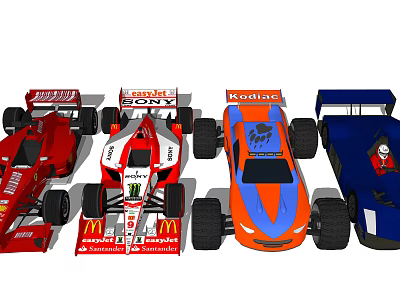 Modern Racing 3d model