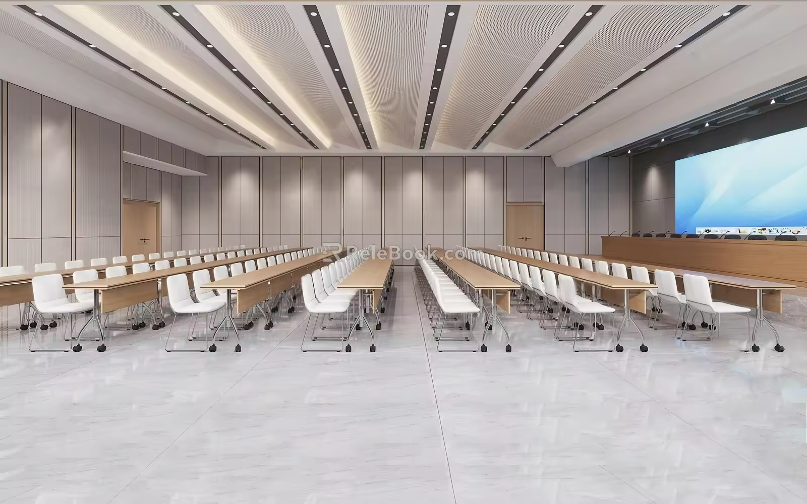 Modern Lecture Hall 3d model