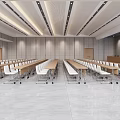 Modern Lecture Hall 3d model