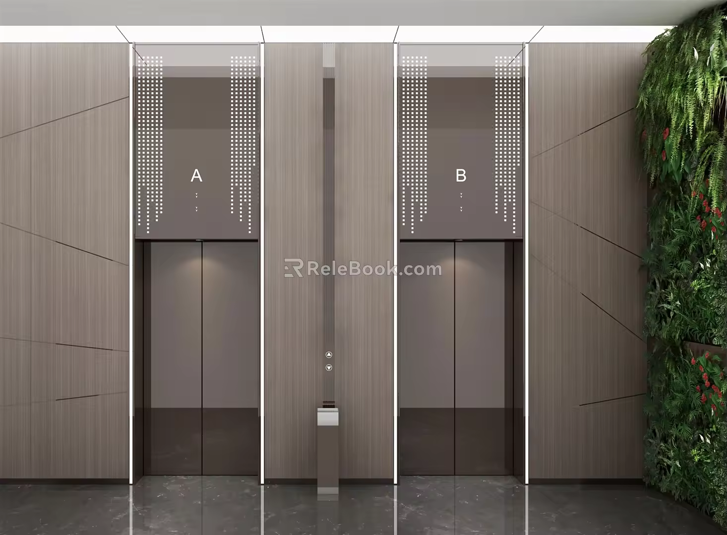 modern elevator 3d model