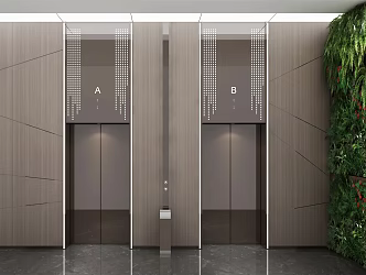 modern elevator 3d model