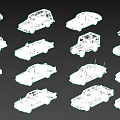 Vintage And Modern Toy Car Models In Assorted Colors And Styles