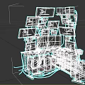 Modern Workbench Large Workstation 3d model