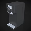 Black Kitchen Water Dispenser With Digital Temperature Display And Modern Design 3d model