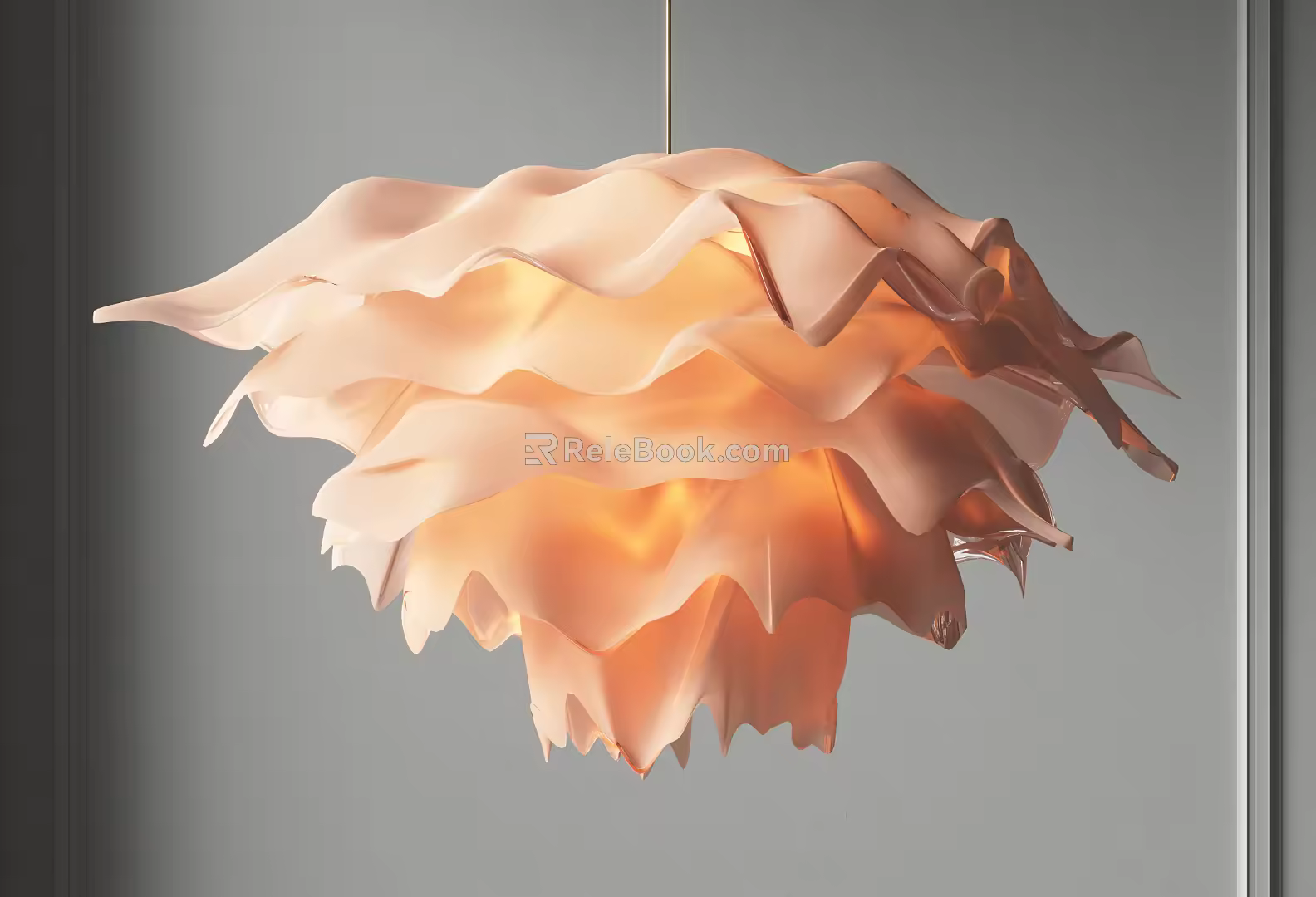 Modern chandelier 3d model