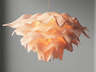 Modern chandelier 3d model