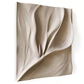 Elegant Modern Wall Decor With Flowing Abstract Texture For Home Interior Design 3d model