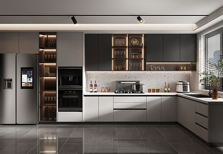 Modern Kitchen 3d model