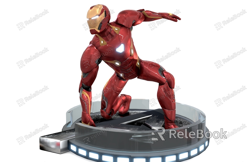 Iron Man ornaments Marvel toys mecha toys model