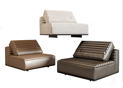 Modern single sofa 3d model