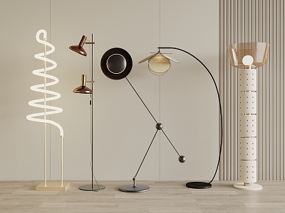 Modern floor lamp model