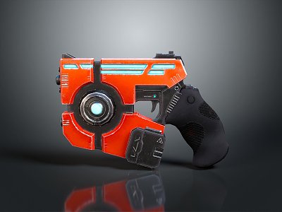 Modern Science Fiction Pistol Science Fiction Firearms Next Generation Firearms 3d model