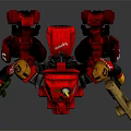 Modern Robot Warrior Robocop 3d model