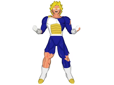 Anime hand-run hot-blooded anime cool anime 3d model