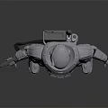 Modern Robot Warrior Mechanical Combat Police Mechanical Armor 3d model