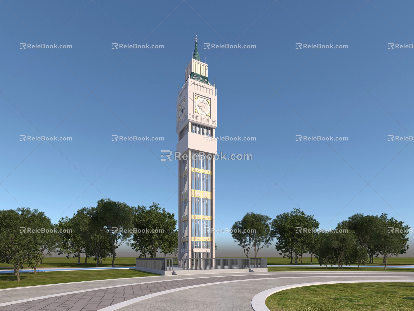 Modern Tower 3d model