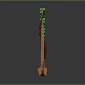 Scepter Ancient Scepter Cane Ancient Scepter Magic Scepter Metal Scepter Classical Scepter Magic Scepter 3d model