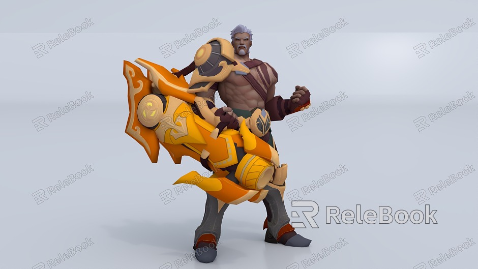 Game Character Huang Zhong model