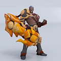 Game Character Huang Zhong 3d model