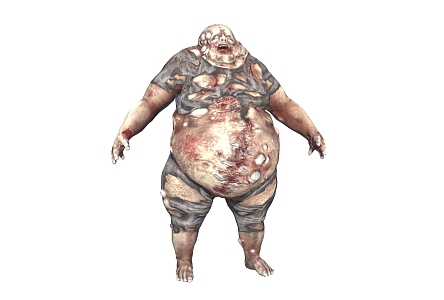 Zombie Mutant Creature 3d model