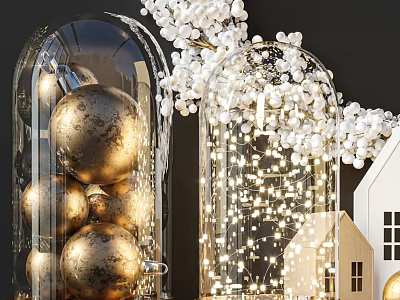 Christmas decorations Christmas decorations New Year decorations New Year decorations 3d model
