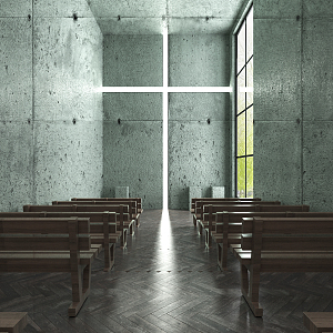 Nordic Church of Light 3d model