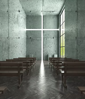 Nordic Church of Light 3d model