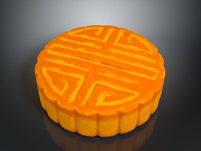 Beijing Moon Cake Cantonese Moon Cake Su Moon Cake Hong Kong Moon Cake Sweet Moon Cake Salty Moon Cake Salty Sweet Moon Cake 3d model