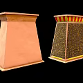 Ancient Architectural Models Featuring Obelisks Pyramids And Various Stone Like Structures